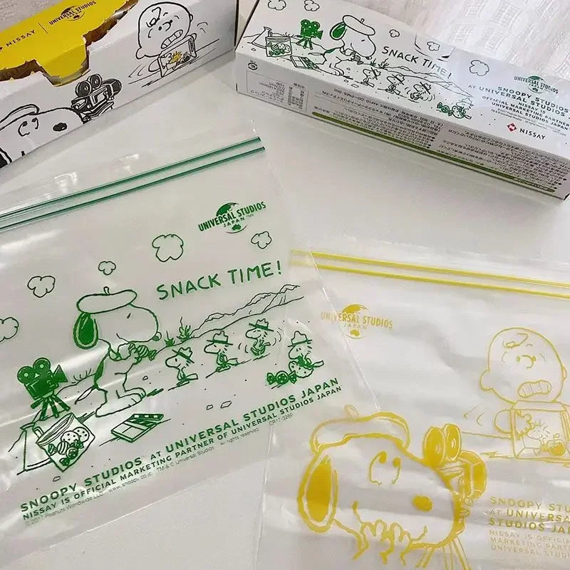 Snoopy Disposable Snaplock Bags