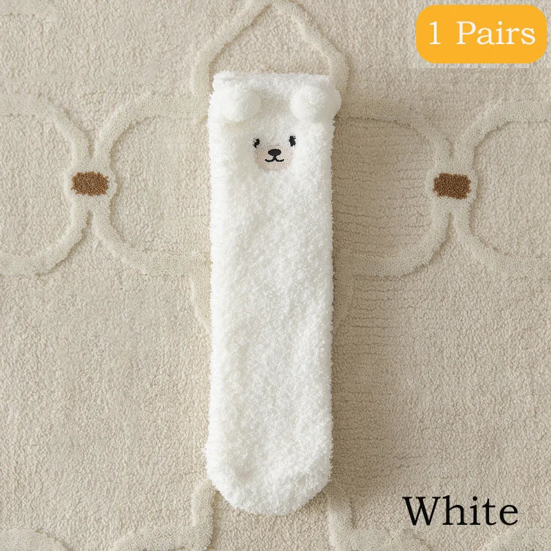 Bear Plushy Socks