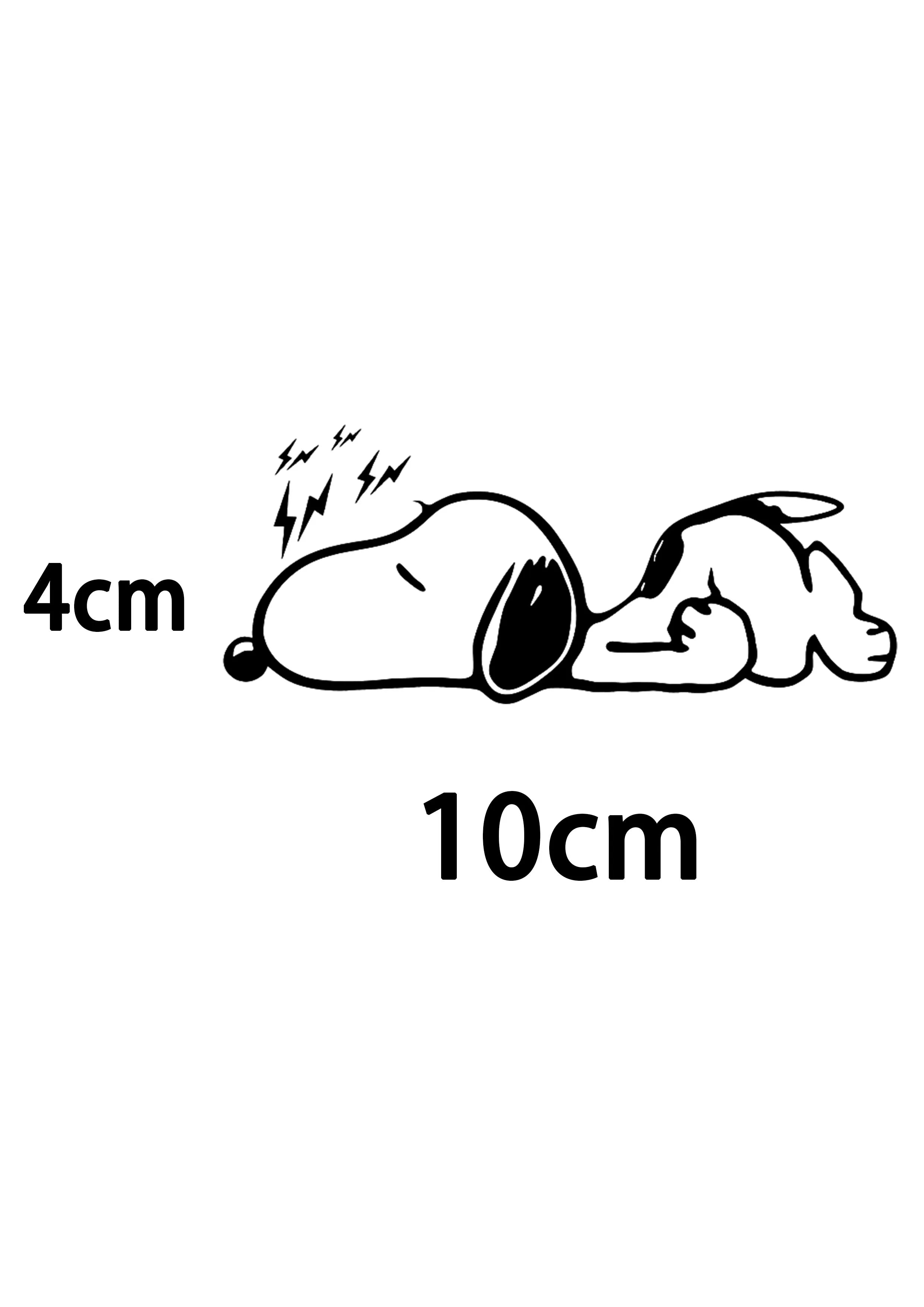 Snoopy Cheeky Car Sticker