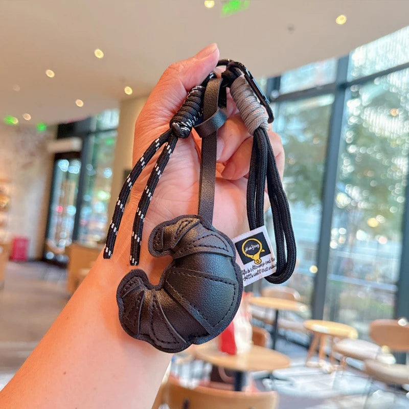 Croissant & Chocolate Keychain