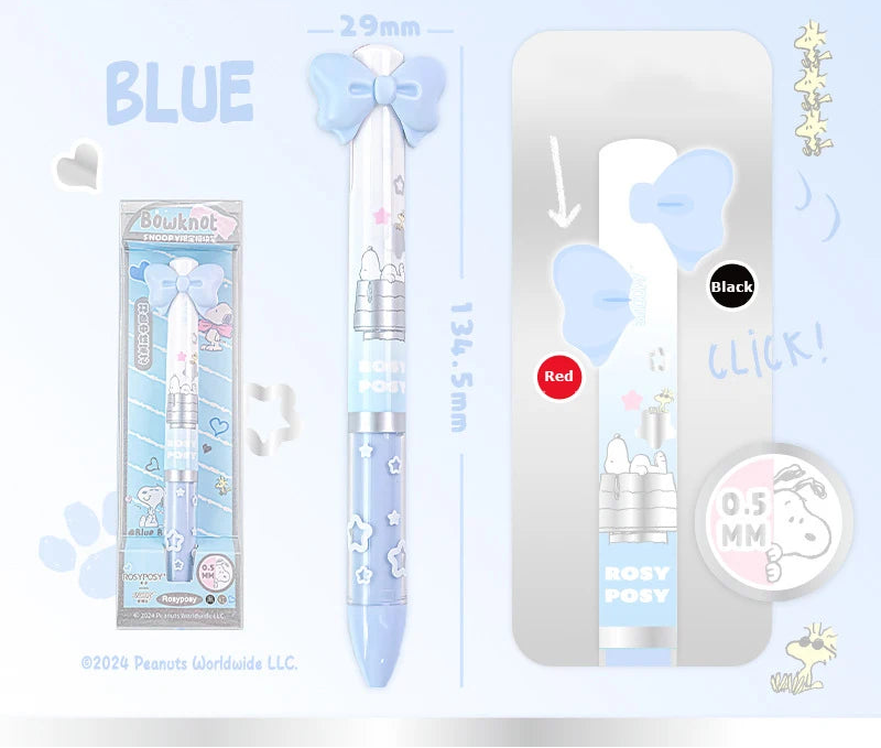 Snoopy Bow Gel Pens