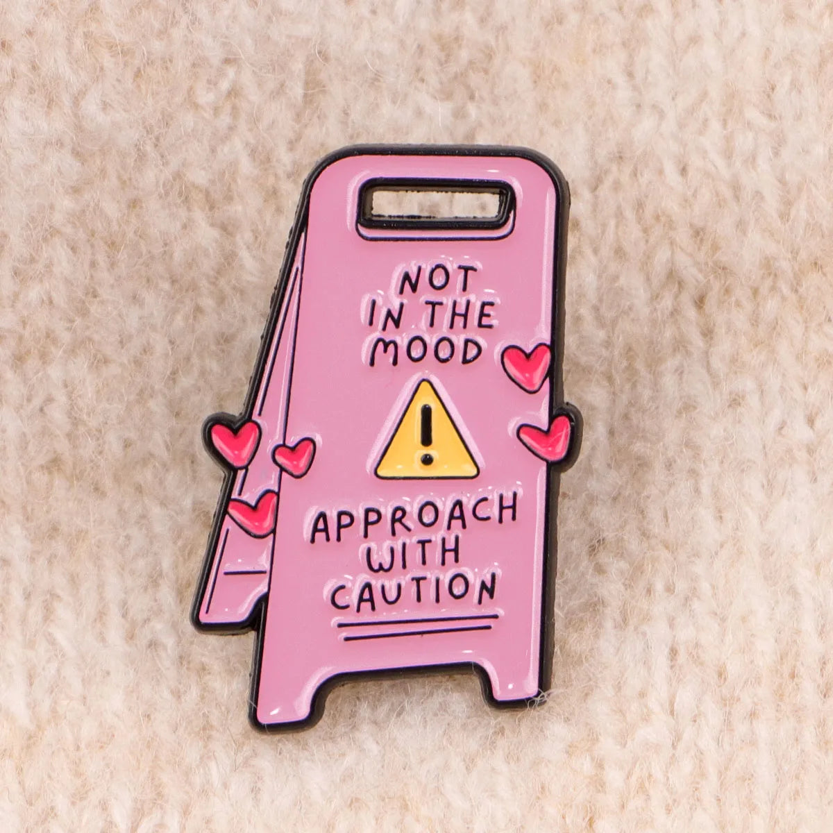 Not In The Mood Brooch