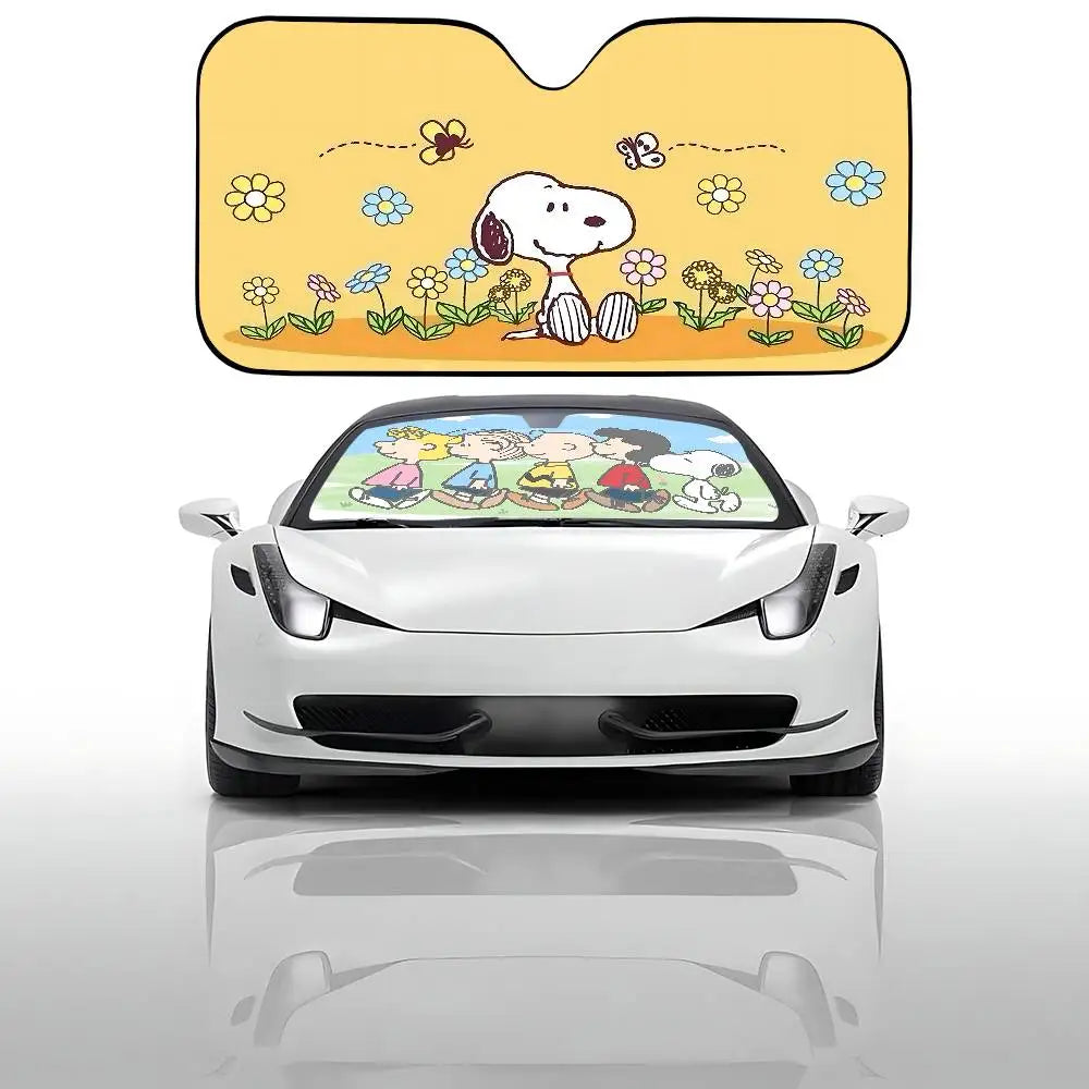 Snoopy Love Windscreen Cover