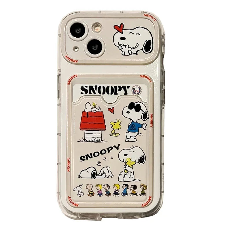 Snoopy Kawaii Phone Case With Lanyard