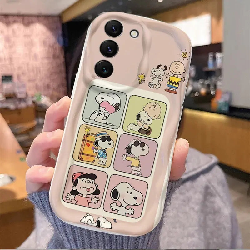 Snoopy Kawaii Wave Phone Case