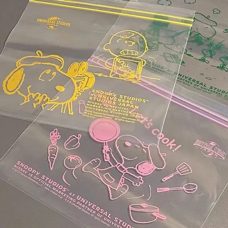 Snoopy Disposable Snaplock Bags