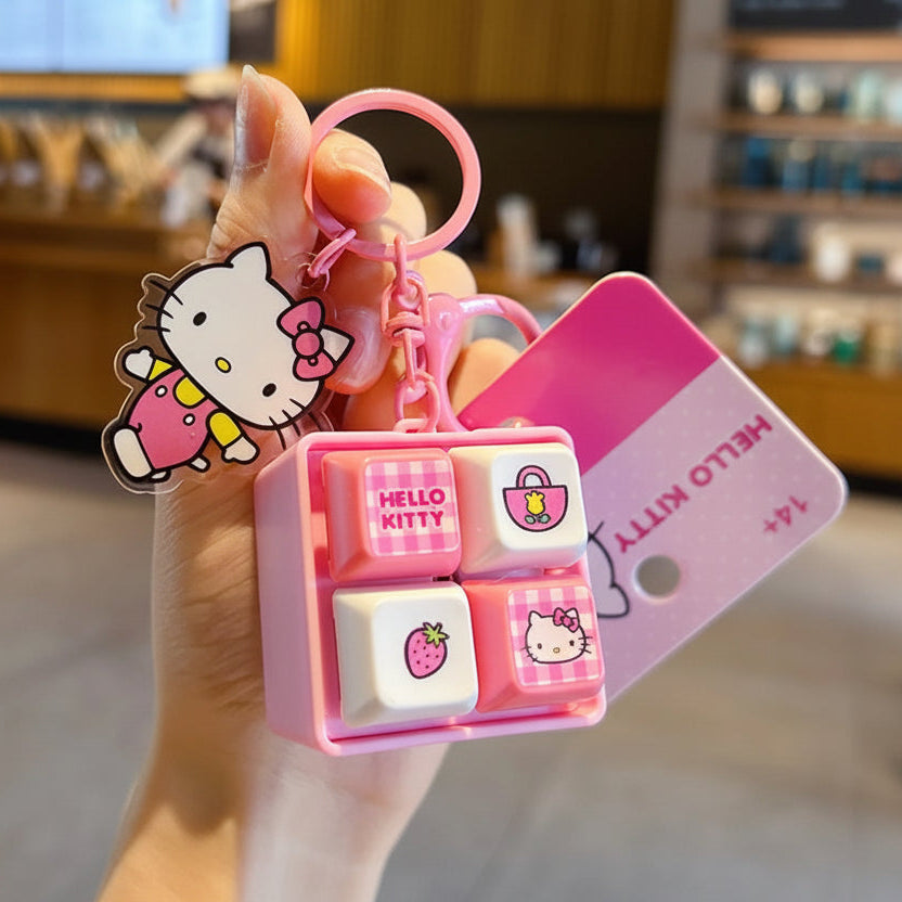 Helo Kitty Keyboard Keychain