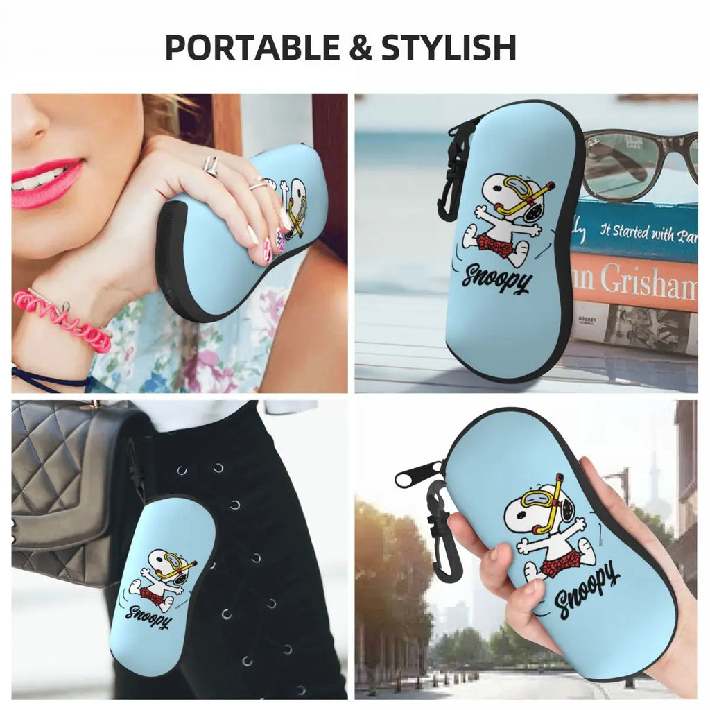Snoopy Playful Glasses Case