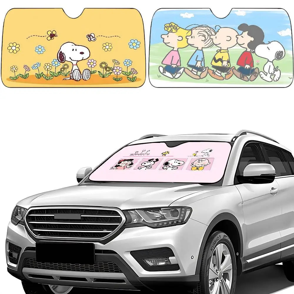 Snoopy Love Windscreen Cover