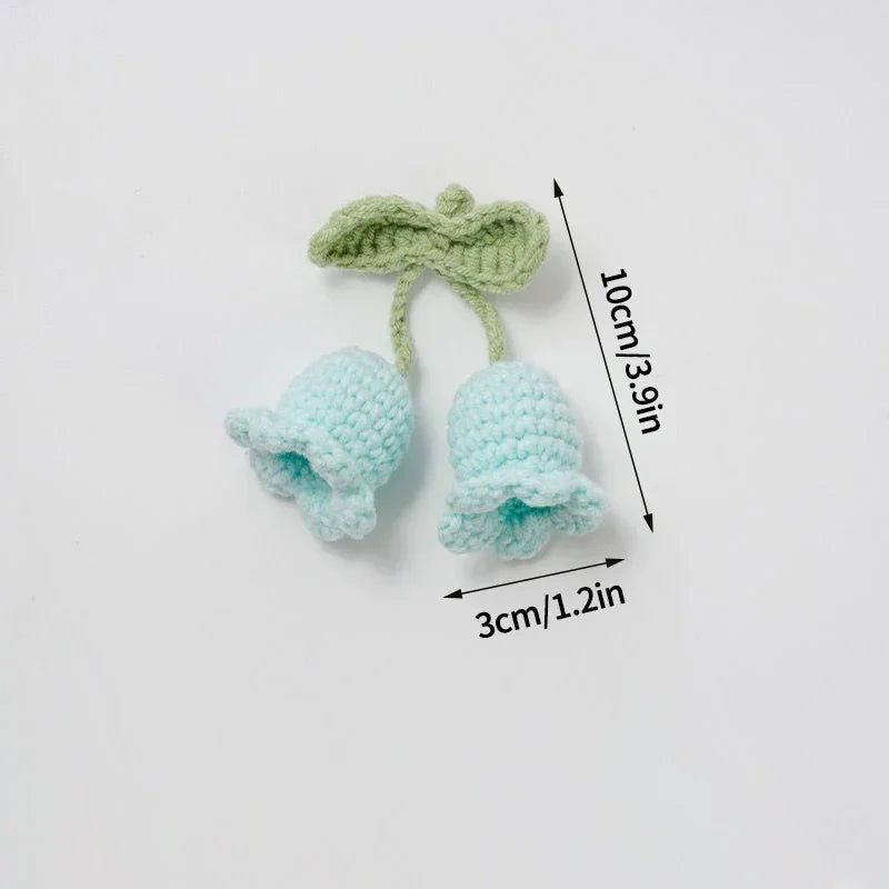 Lily Of The Valley Crochet Keychains