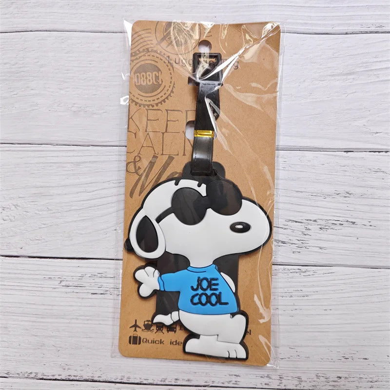 Snoopy Playful Luggage Tag
