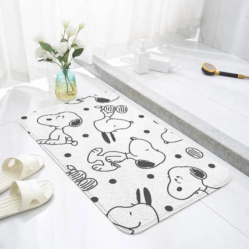 Snoopy Playful Bath Mat