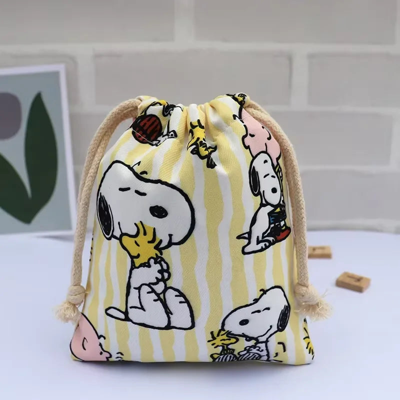 Snoopy Retro Drawstring Bag