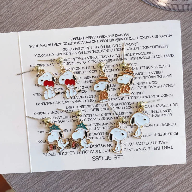 Snoopy Kawaii Earrings