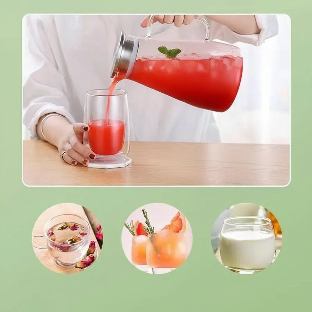 Snoopy Stay Hydrated Glass Water Jug