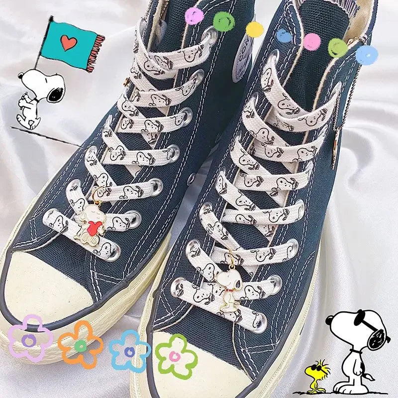 Snoopy Mono Shoe Laces