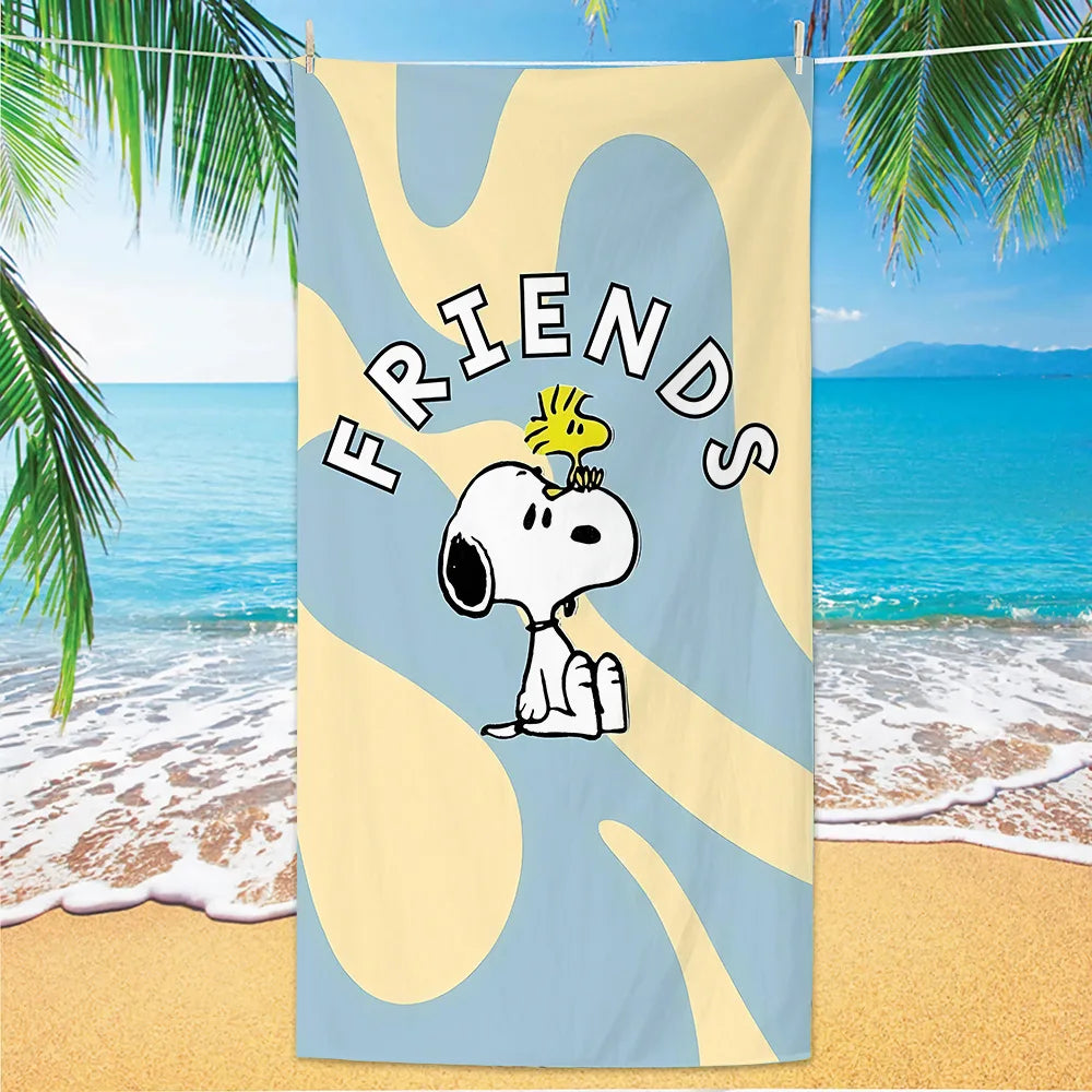 Snoopy Happy Towel