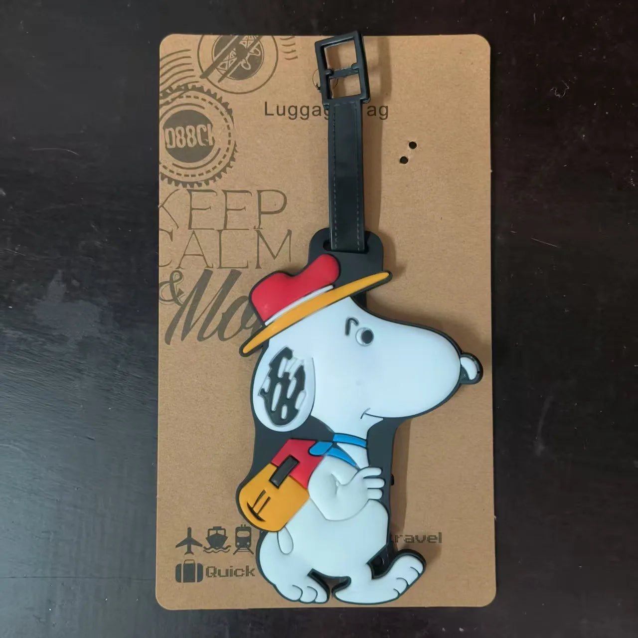 Snoopy Playful Luggage Tag