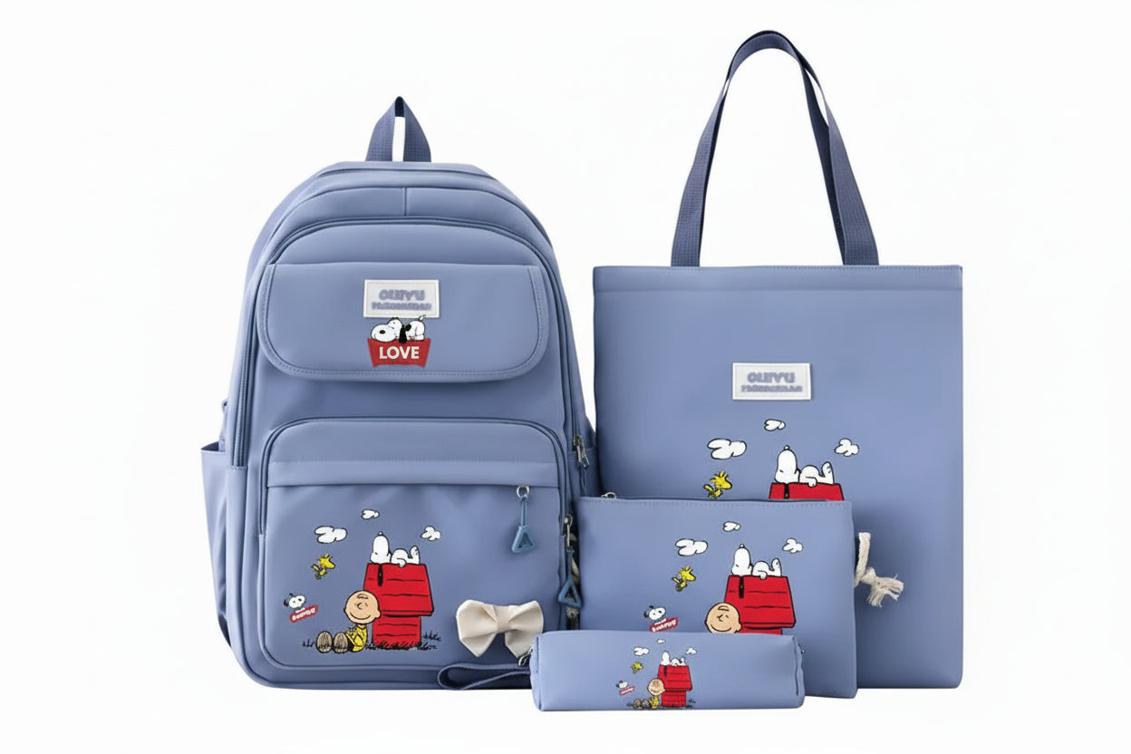 Snoopy Essential 4pcs Backpack