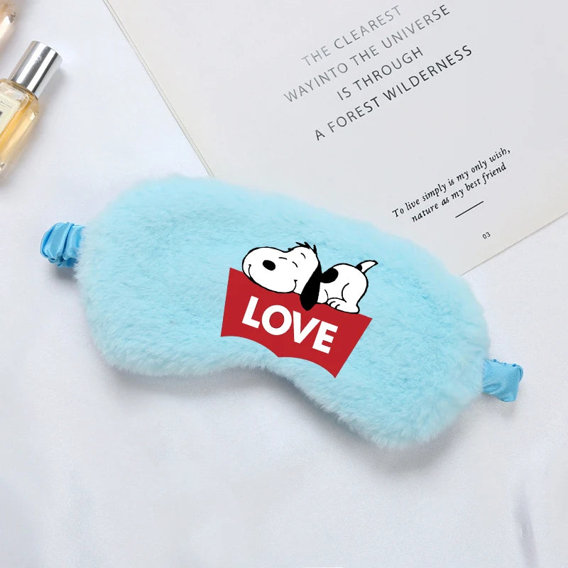 Snoopy Plushy Eye Mask