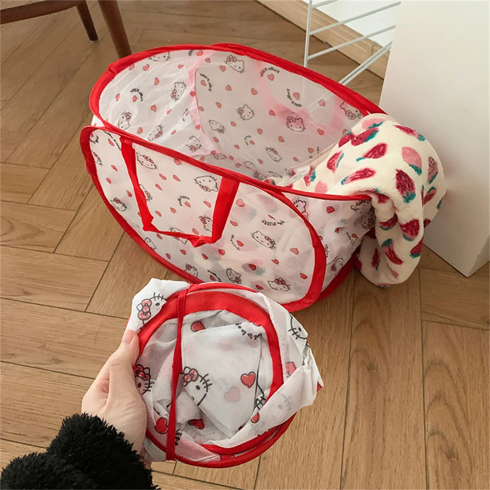 Hello Kitty Adore Foldable Laundry Basket