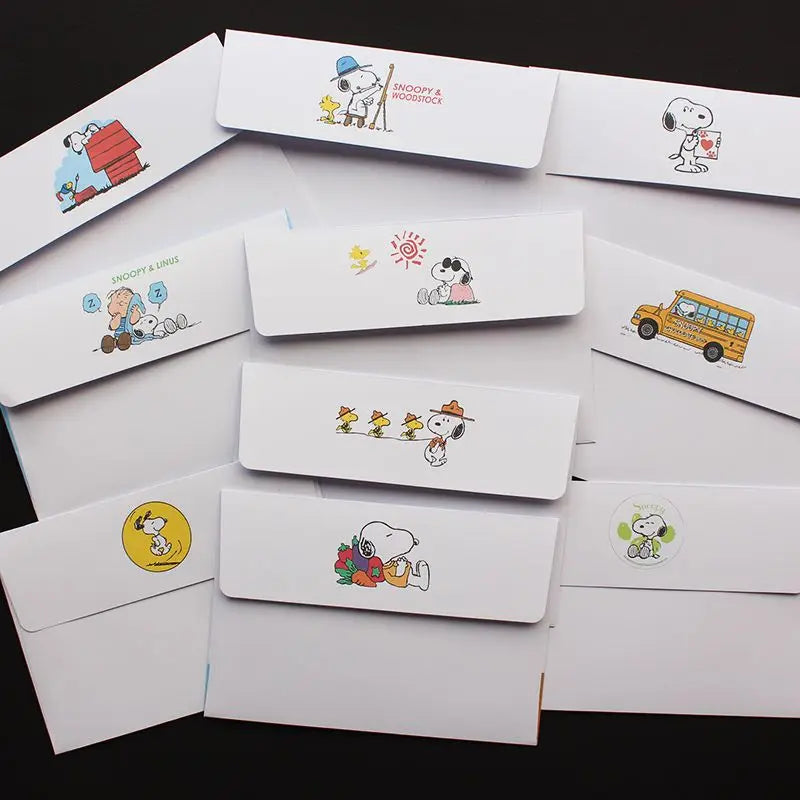 Snoopy 10pcs Greeting Cards Set