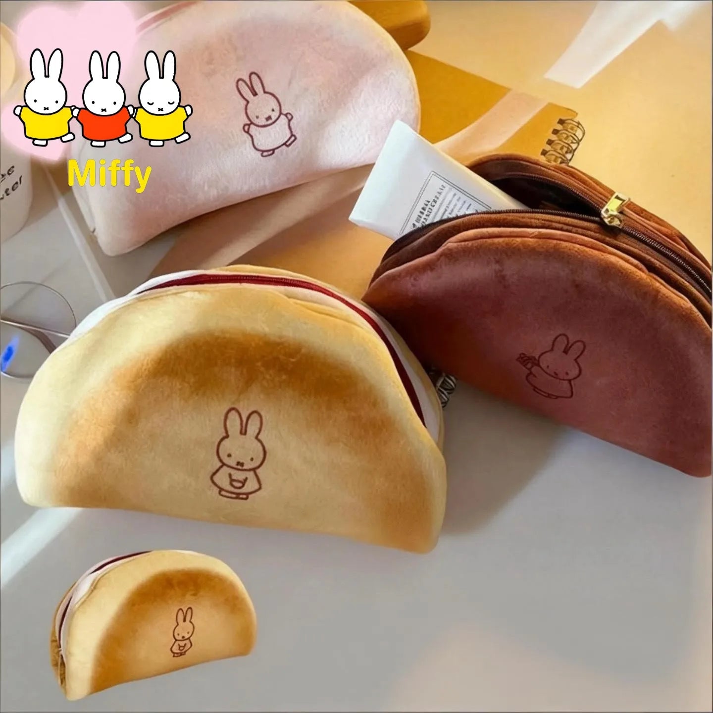 Miffy Plush Sando Storage Bag