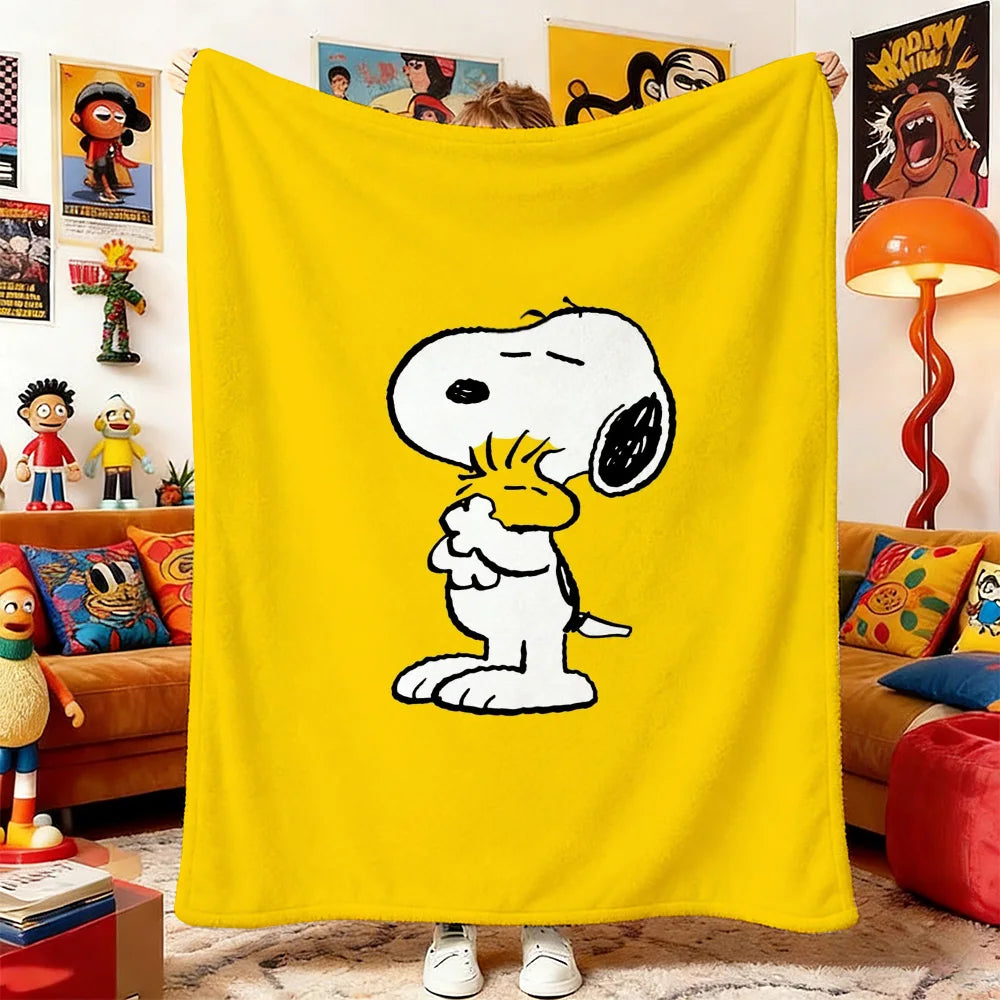 Snoopy Plushy Throw