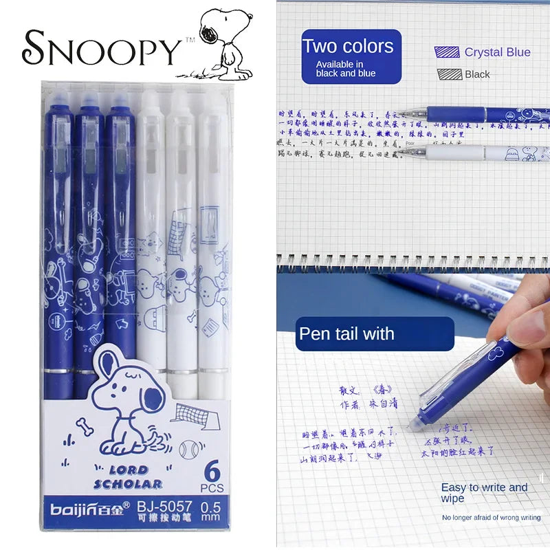 Snoopy Erasable Pens Set