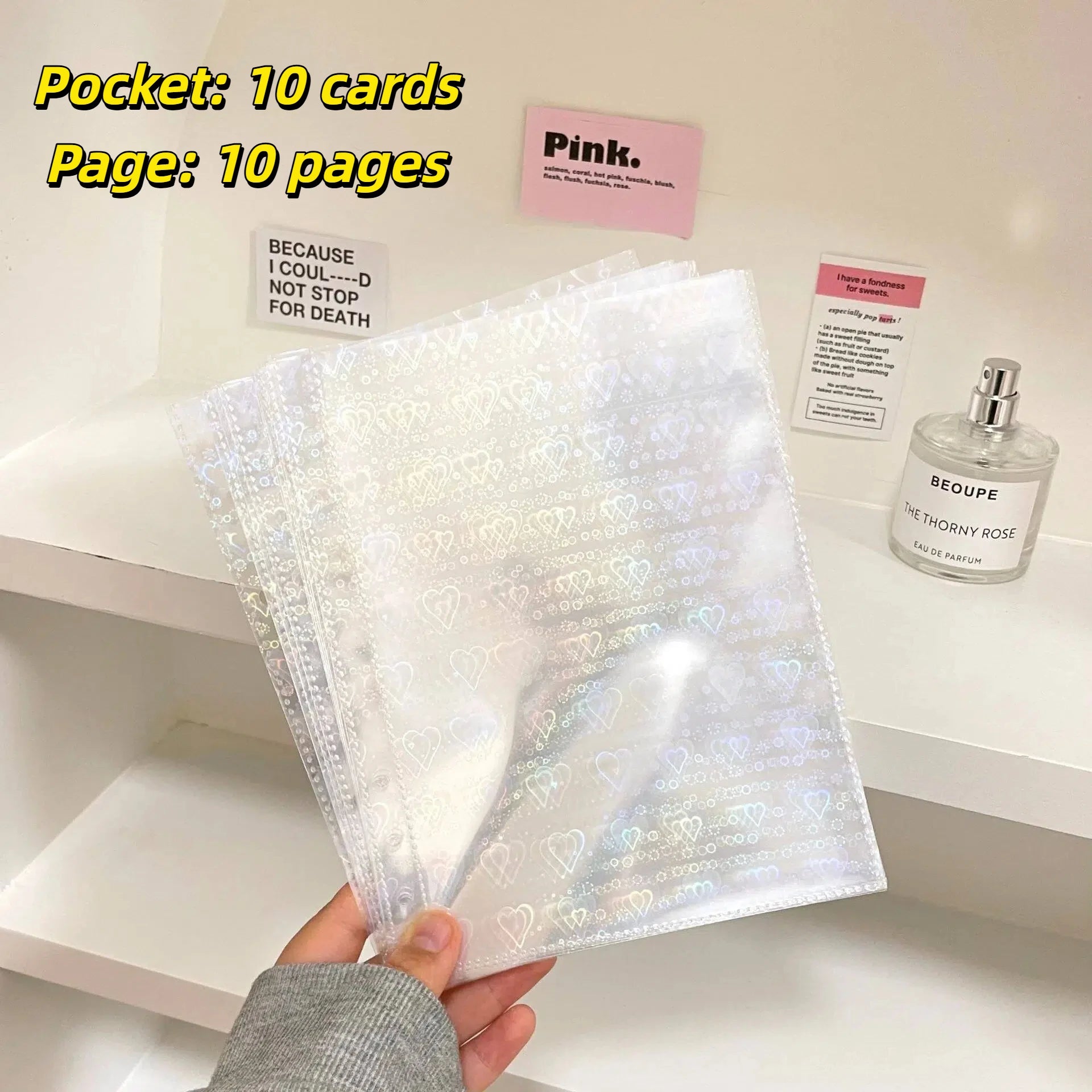 Kawaii Glittery Photo Sleeves