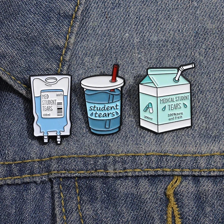 Medical Student Tears Brooch