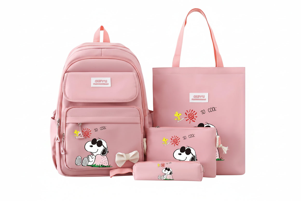 Snoopy Essential 4pcs Backpack