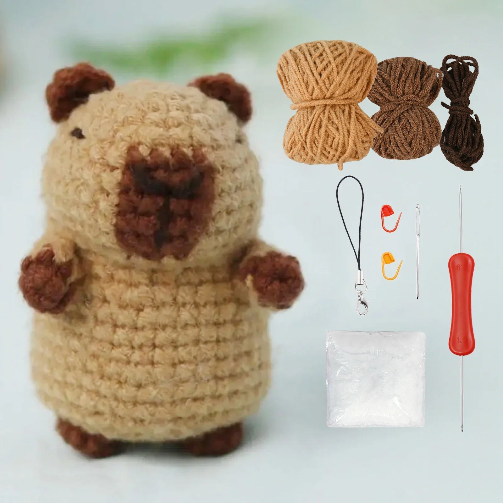 Capybara Diy Crochet Kit