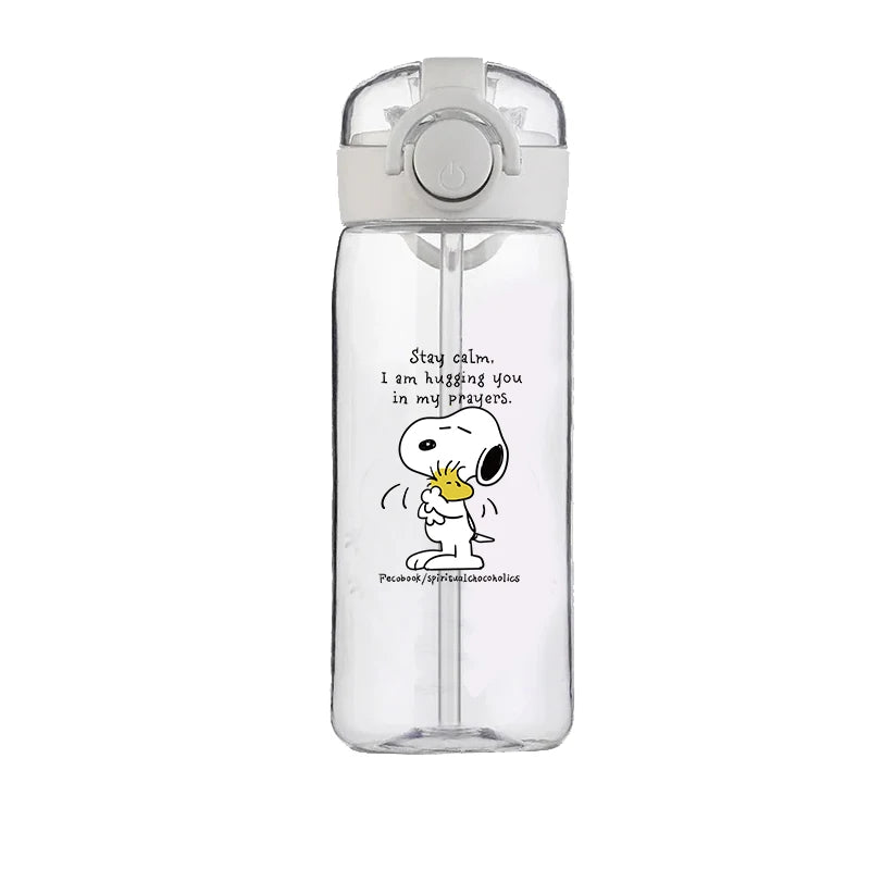 Snoopy Transparent Drink Bottle