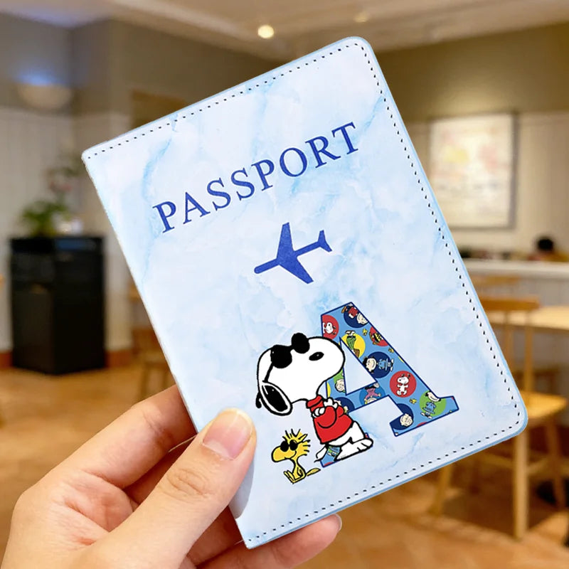 Snoopy Personalised Passport Cover