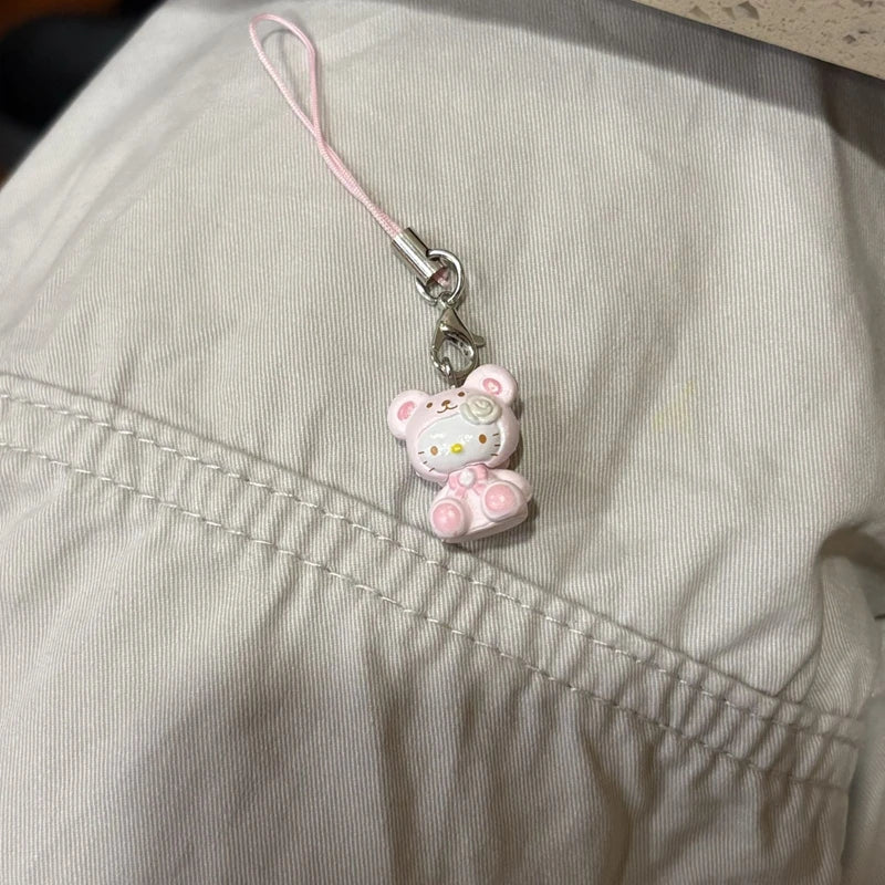 Hello Kitty Pearl Keychain