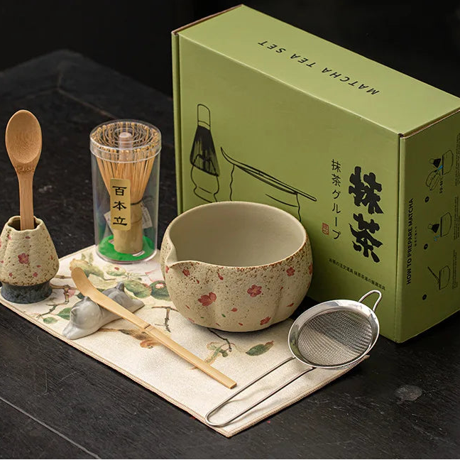 Petal Matcha Bowl Set