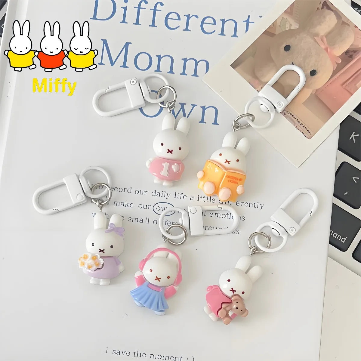 Miffy Kawaii Keychain