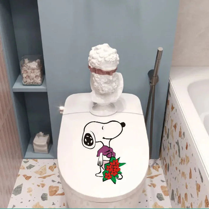 Snoopy Toilet Sticker