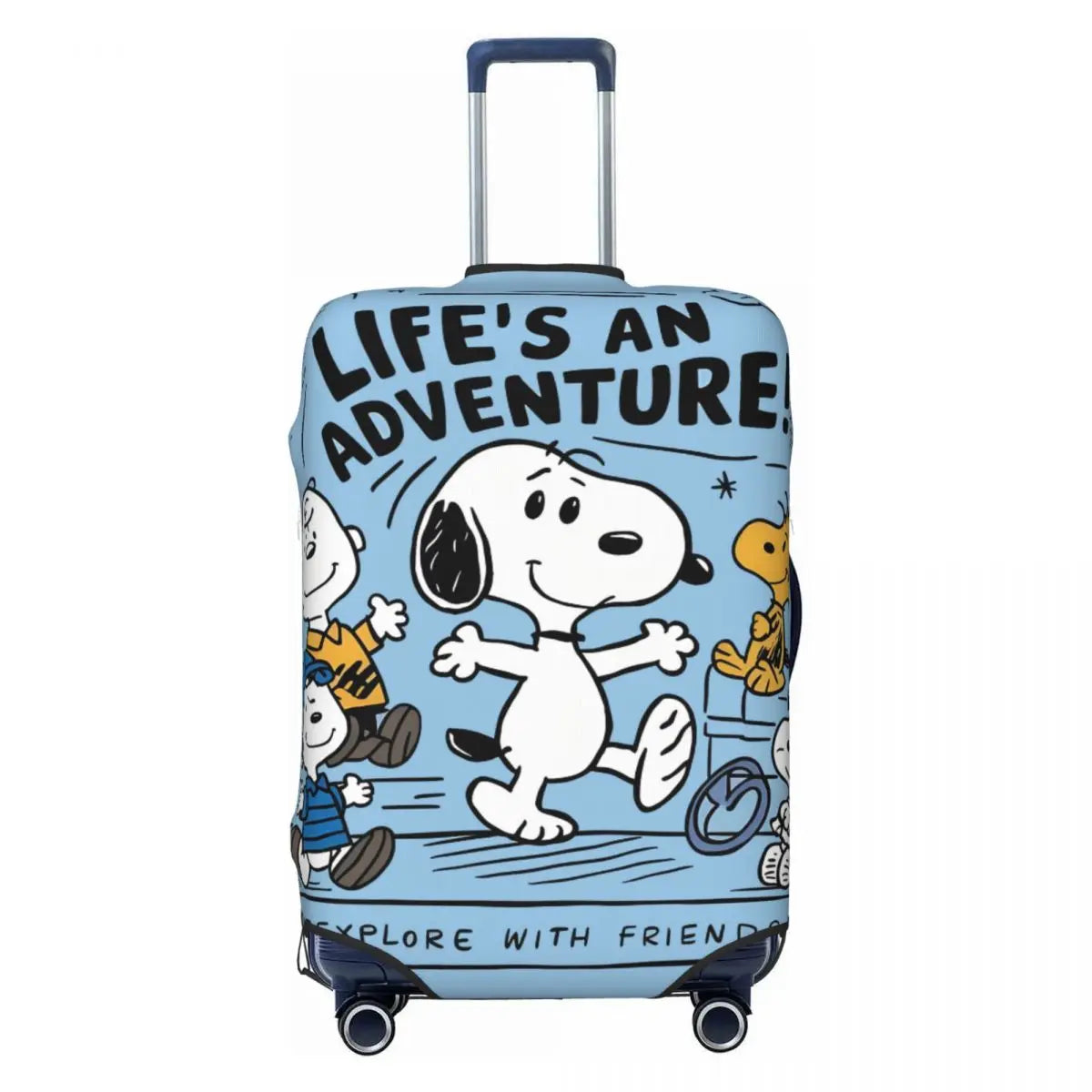Snoopy Vibin Luggage Cover