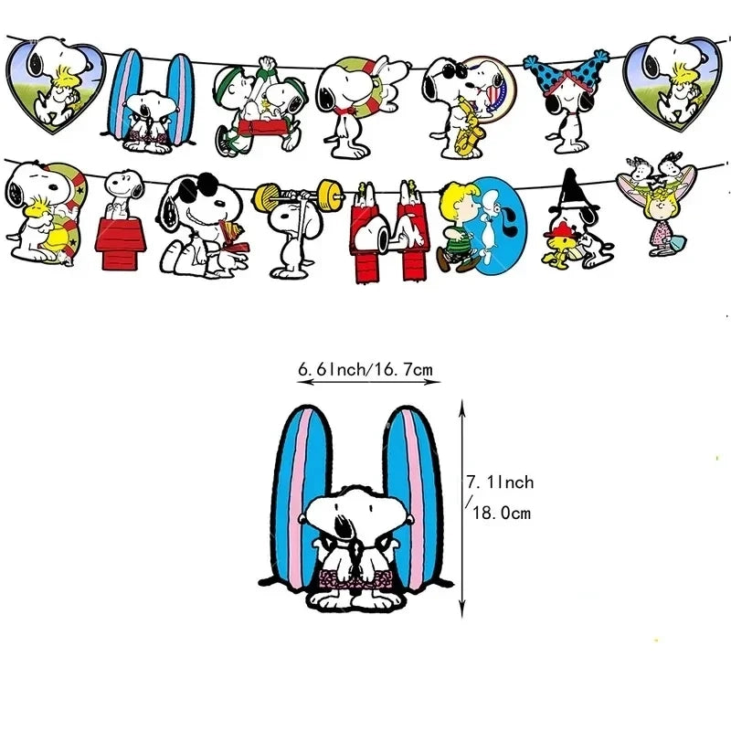 Snoopy & Friends Party Decor