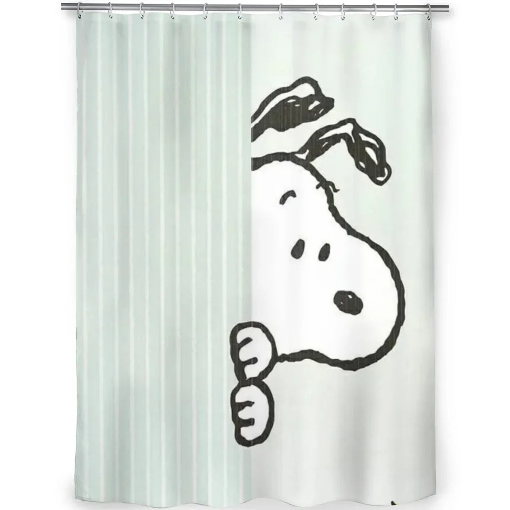 Snoopy Peekaboo Shower Curtain