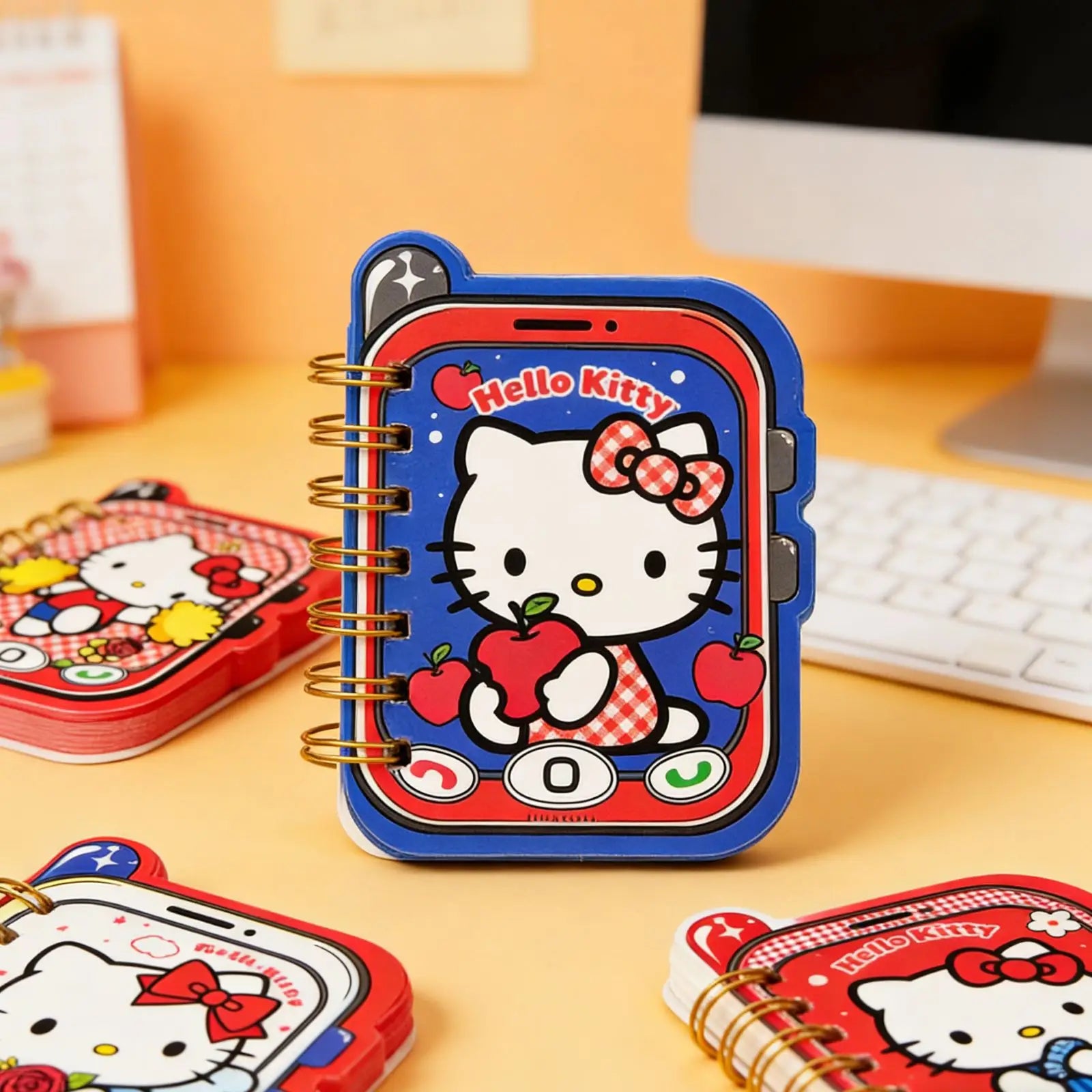 Hello Kitty Kawaii Mini Notebook 4pcs