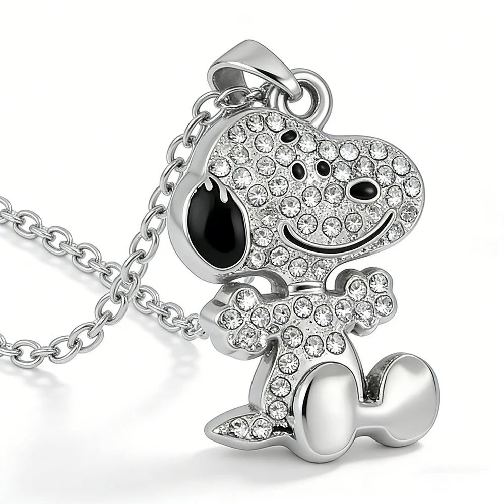 Snoopy Original Zircon Necklace