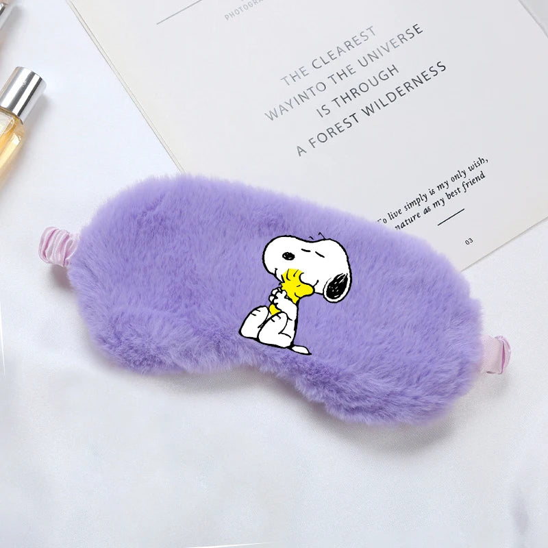 Snoopy Plushy Eye Mask