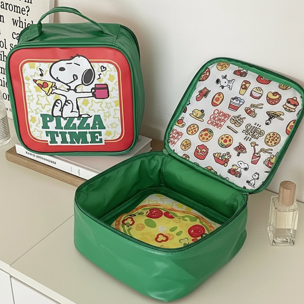 Snoopy Pizza Time Lunch Bag