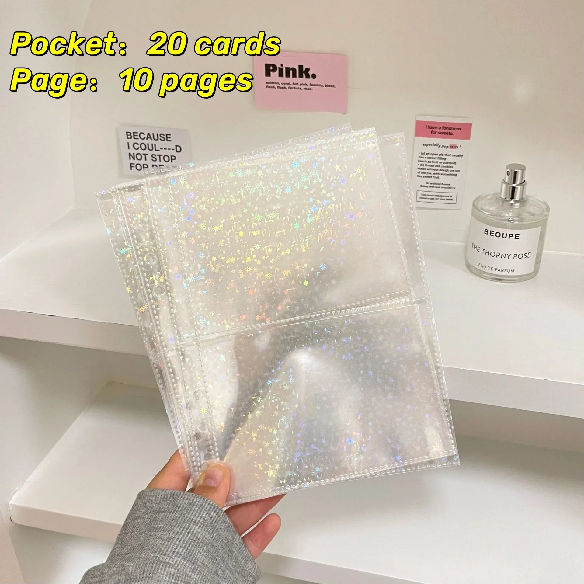 Kawaii Glittery Photo Sleeves