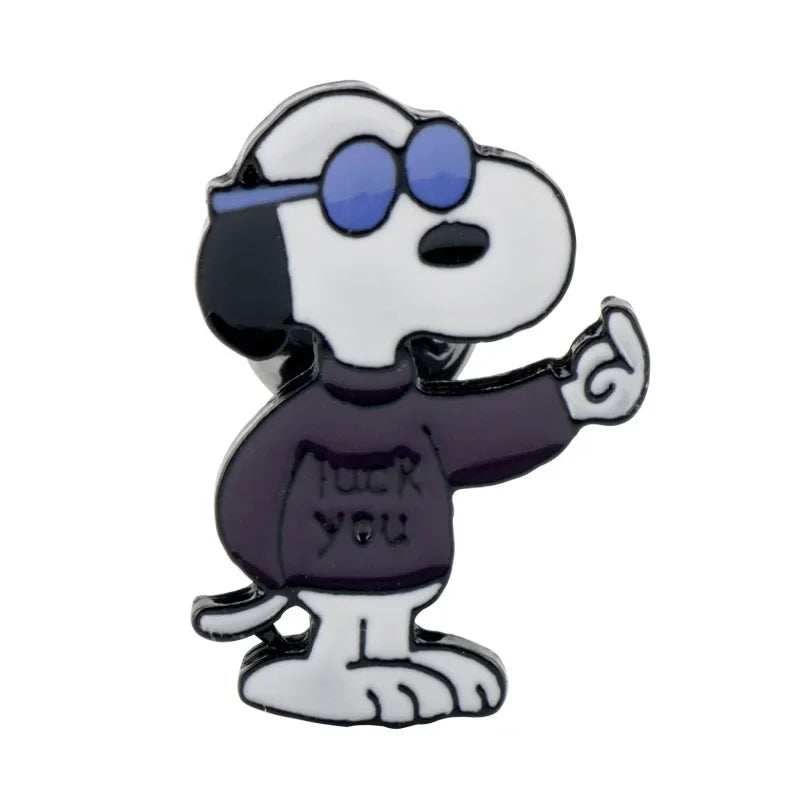 Snoopy F-Off Brooch