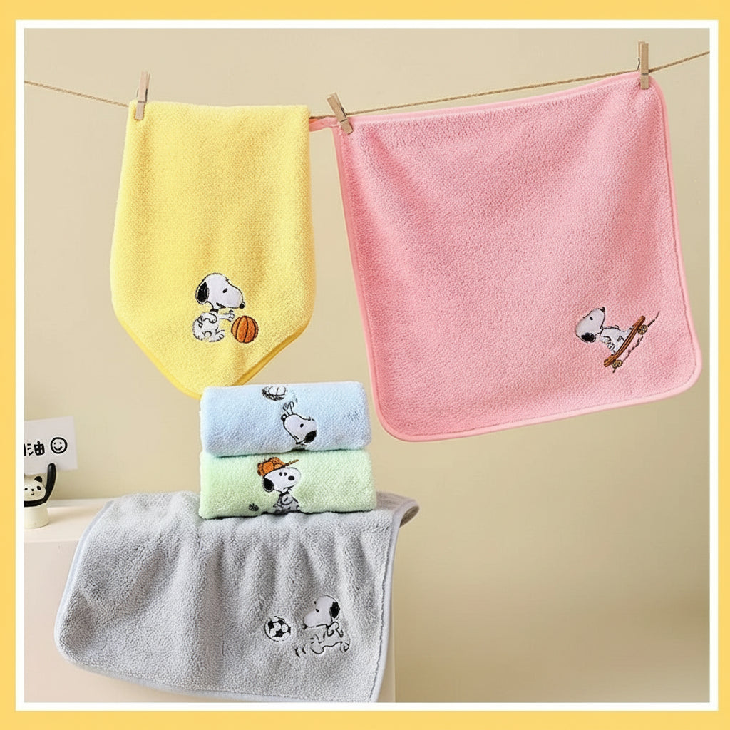 Snoopy Small Towel 5pcs Set