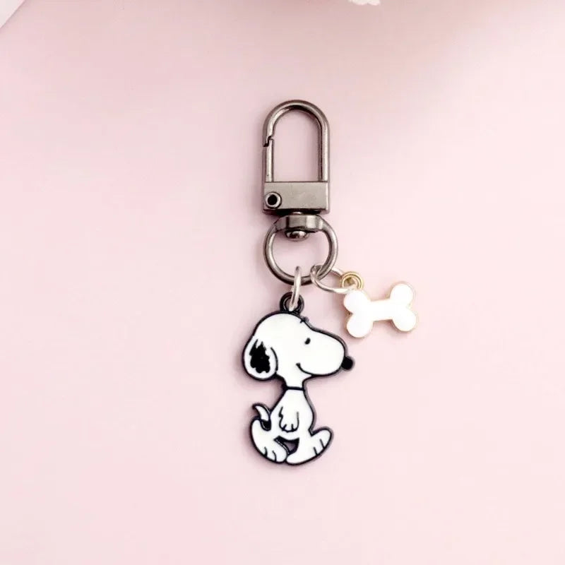 Snoopy Sending Love Keychain